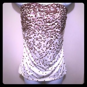 Express tube top embellished NWT